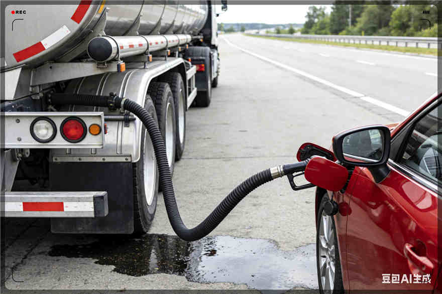 鄄城汽车救援送水案例